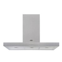 Refurbished Belling Cookcentre 90cm Flat Chimney Cooker Hood Stainless Steel