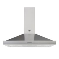 Belling Cookcentre 90cm Chimney Cooker Hood - Stainless Steel