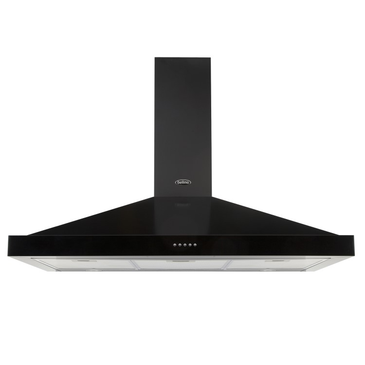 Refurbished Belling Farmhouse 100 Chim 100cm Chimney Cooker Hood Black