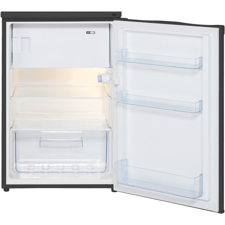 Lec 97 Litre Freestanding Fridge With 4* Freezer - Black 