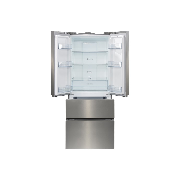 Stoves FD70189 70cm Wide French Door Freestanding Fridge Freezer - Stainless Steel