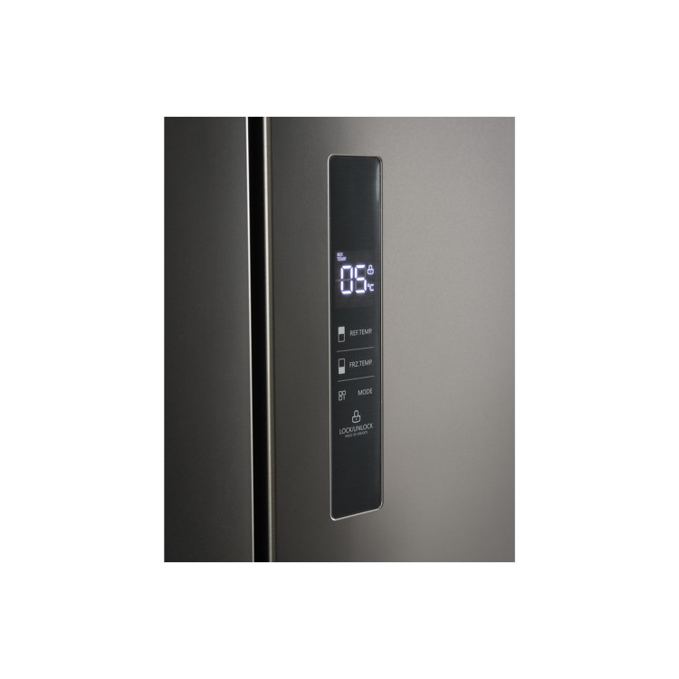 Stoves FD70189 70cm Wide French Door Freestanding Fridge Freezer - Stainless Steel