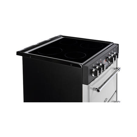 Refurbished Belling 444410789 Farmhouse 60E 60cm Double Oven Electric Cooker Silver