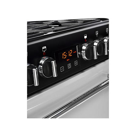 Belling Farmhouse 60cm Dual Fuel Mini Range Cooker - Silver