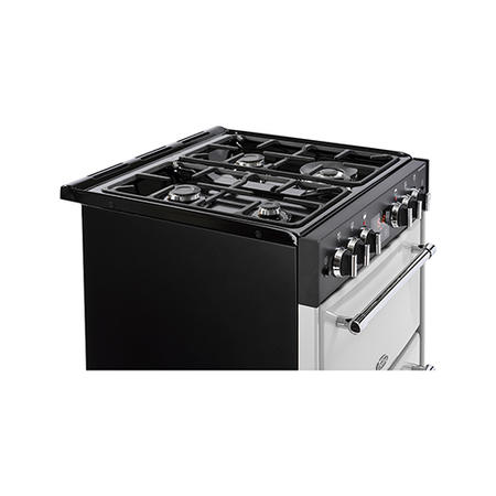Belling Farmhouse 60cm Dual Fuel Mini Range Cooker - Silver