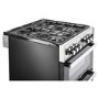 Refurbished Belling Cookcentre 60G 60cm Double Oven Gas Cooker Stainless Steel