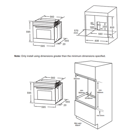 Belling Electric Pyrolytic Single Oven - Stainless Steel