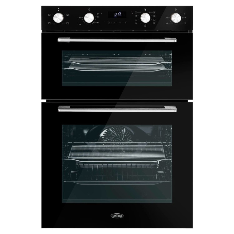 Belling ComfortCook Built-In Electric Double Oven - Black