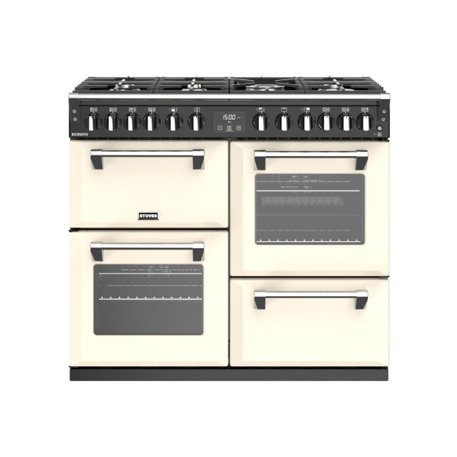 Stoves 444411414 Richmond S1000DF MK22 100cm Dual Fuel Range Cooker - Cream