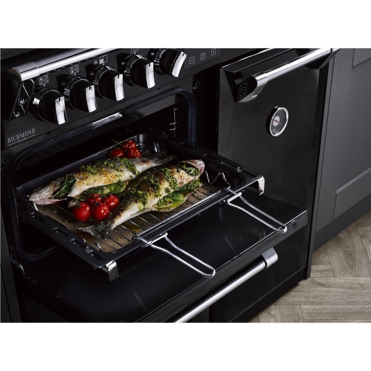 Stoves Richmond S1100DF MK22 110cm Dual Fuel Range Cooker - Black