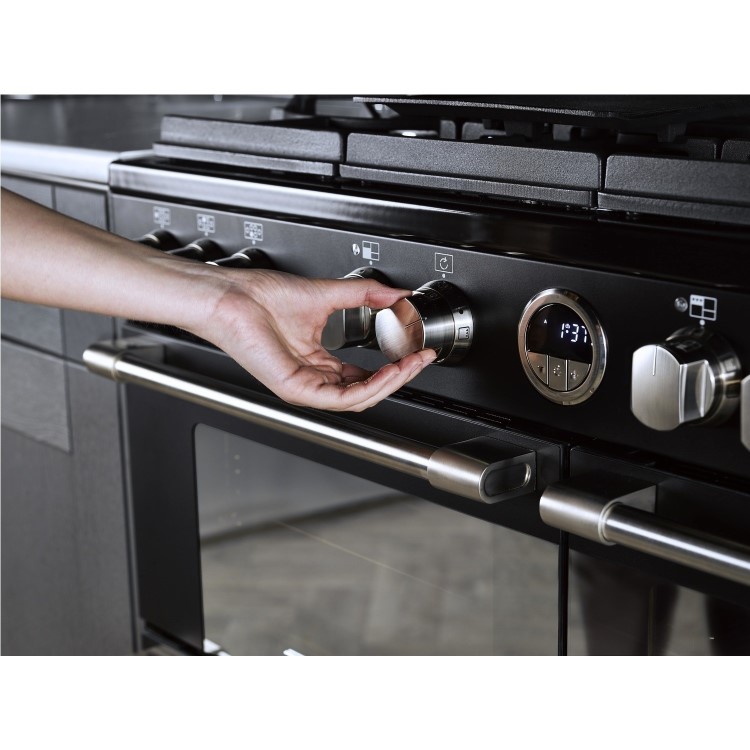 Stoves Richmond S1100DF MK22 110cm Dual Fuel Range Cooker - Black