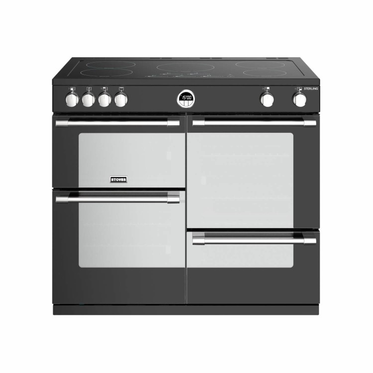 Stoves Sterling S1000Ei MK22 100cm Electric Induction Range Cooker - Black