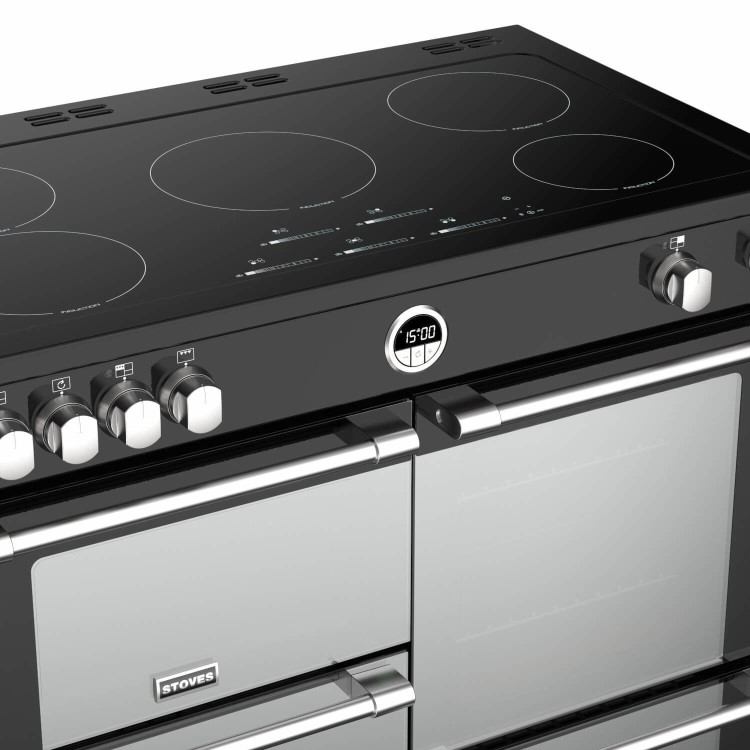Stoves Sterling S1000Ei MK22 100cm Electric Induction Range Cooker - Black