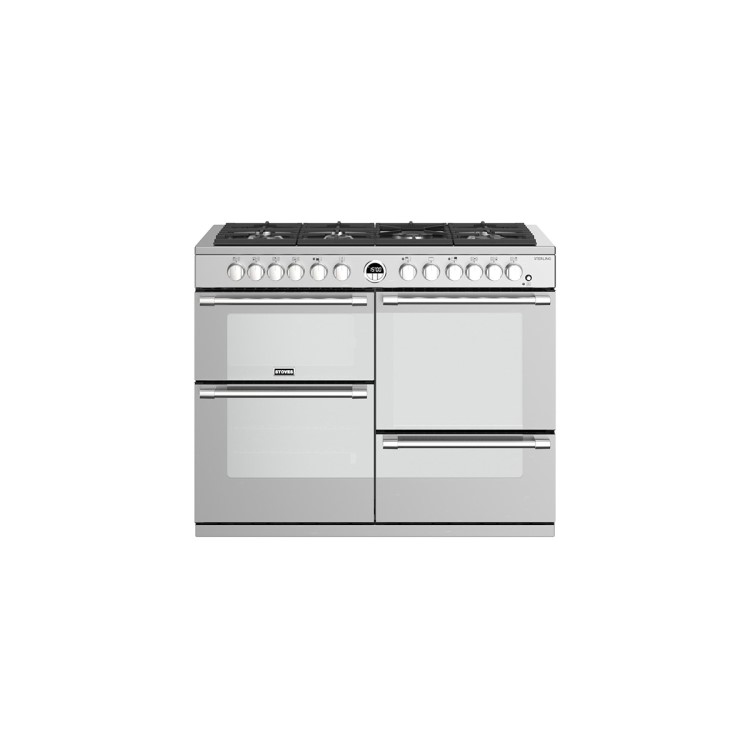 Stoves Sterling S1100DF 110cm Dual Fuel Range Cooker - Stainless Steel