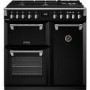 Stoves Richmond Deluxe D900DF 90cm Dual Fuel Range Cooker - Black