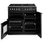 Stoves Richmond Deluxe D900DF 90cm Dual Fuel Range Cooker - Black