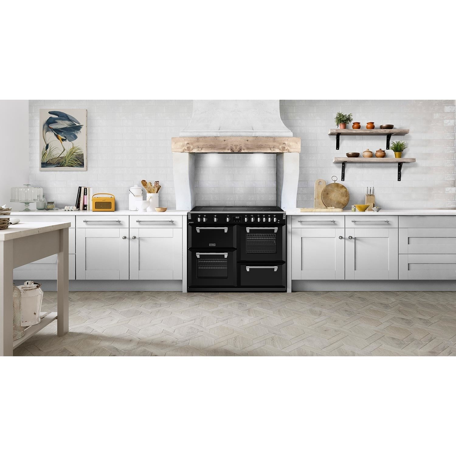 Stoves Richmond Deluxe D1100Ei 110cm Electric Range Cooker Black Page 1 BuyItDirect.ie