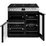 Stoves Precision Deluxe D900DF 90cm Dual Fuel Range Cooker - Stainless Steel