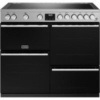 Refurbished Stoves Precision Deluxe D1000Ei 100cm Electric Range Cooker Stainless Steel