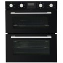 A2/444411630 Refurbished Belling ComfortCook 60cm Double Built Under Electric Oven Black
