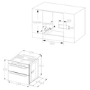 Belling Built-Under Electric Double Oven - Stainless Steel