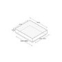 Belling ComfortCook 60cm 4 Burner Gas Hob - Stainless Steel