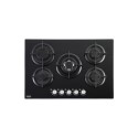 A1/444411640 Refurbished Belling 75cm 5 Burner Gas on Glass Hob - Black
