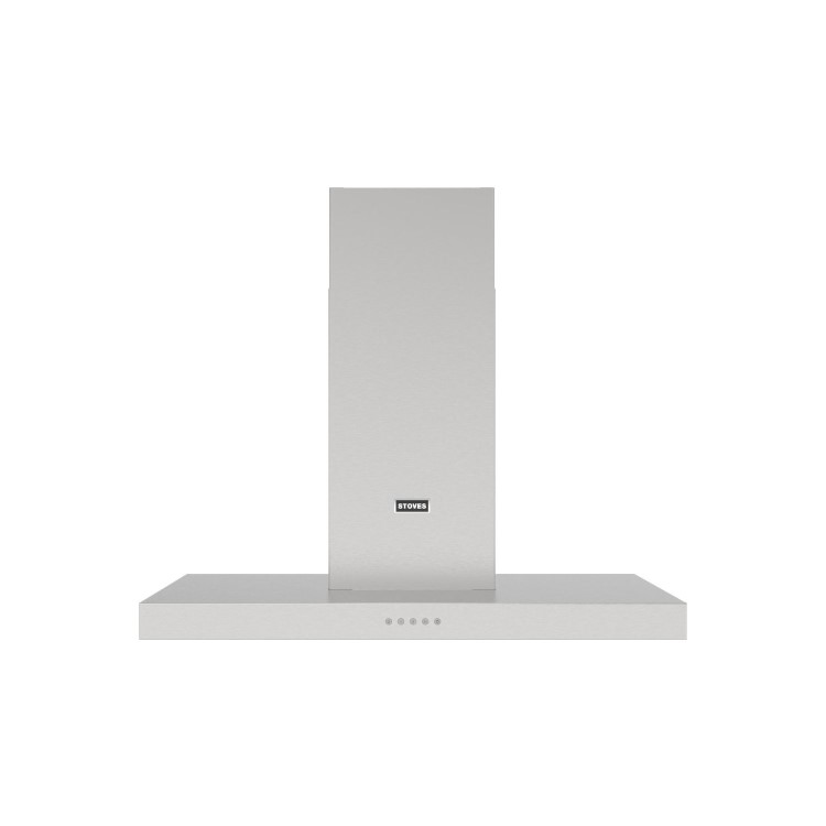 Stoves Sterling 90T 90cm Chimney Cooker Hood - Stainless Steel