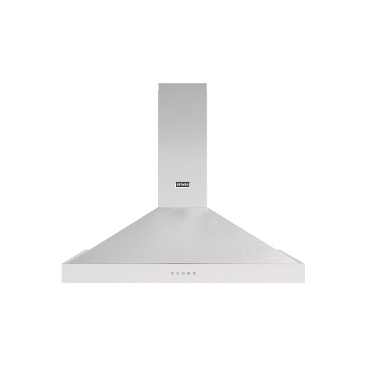 Stoves Sterling 90PYR 90cm Chimney Cooker Hood - Stainless Steel