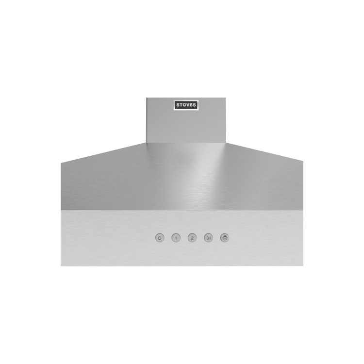 Stoves Sterling 90PYR 90cm Chimney Cooker Hood - Stainless Steel