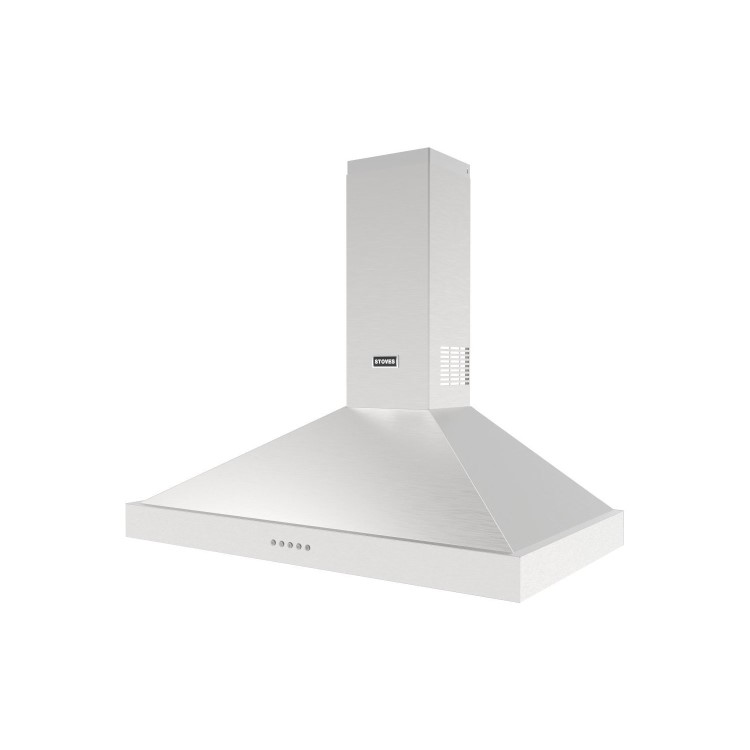 Stoves Sterling 90PYR 90cm Chimney Cooker Hood - Stainless Steel