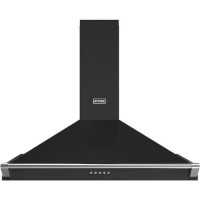 Stoves Richmond 90PYR 90cm Chimney Cooker Hood - Black Stoves Richmond 90PYR 90cm Chimney Cooker Hood - Black