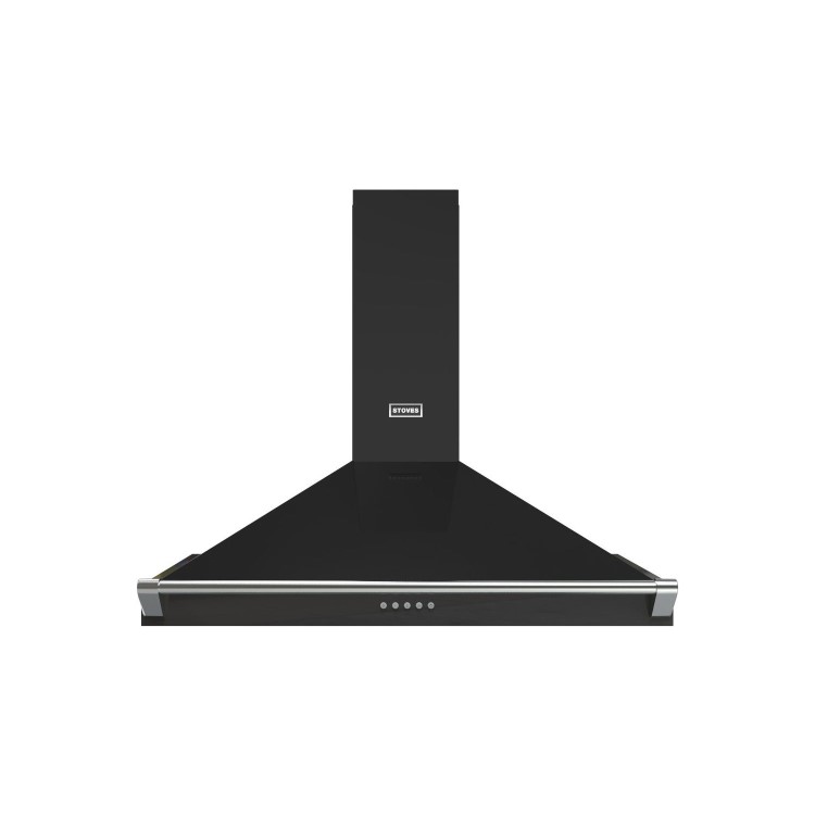 Stoves Richmond 90PYR 90cm Chimney Cooker Hood - Black