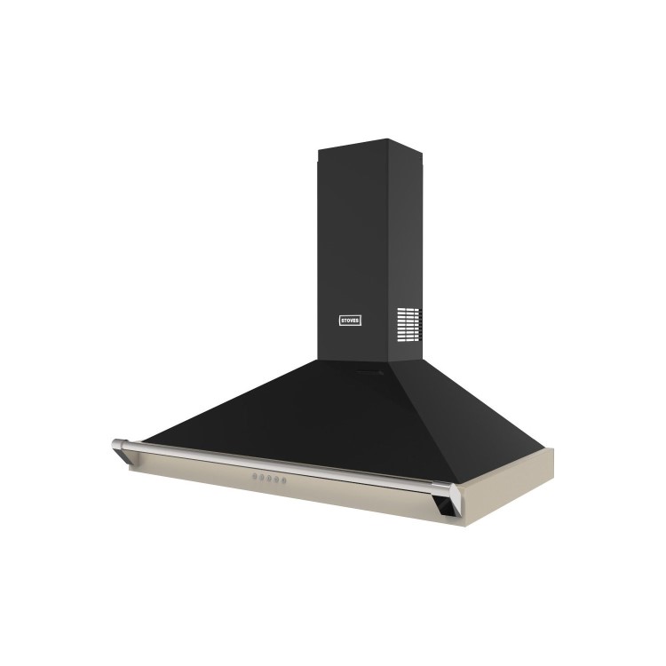 Stoves Richmond 110PYR 110cm Chimney Cooker Hood - Cream