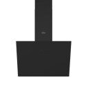 444411678 Belling 60cm Slanted Chimney Cooker Hood - Black