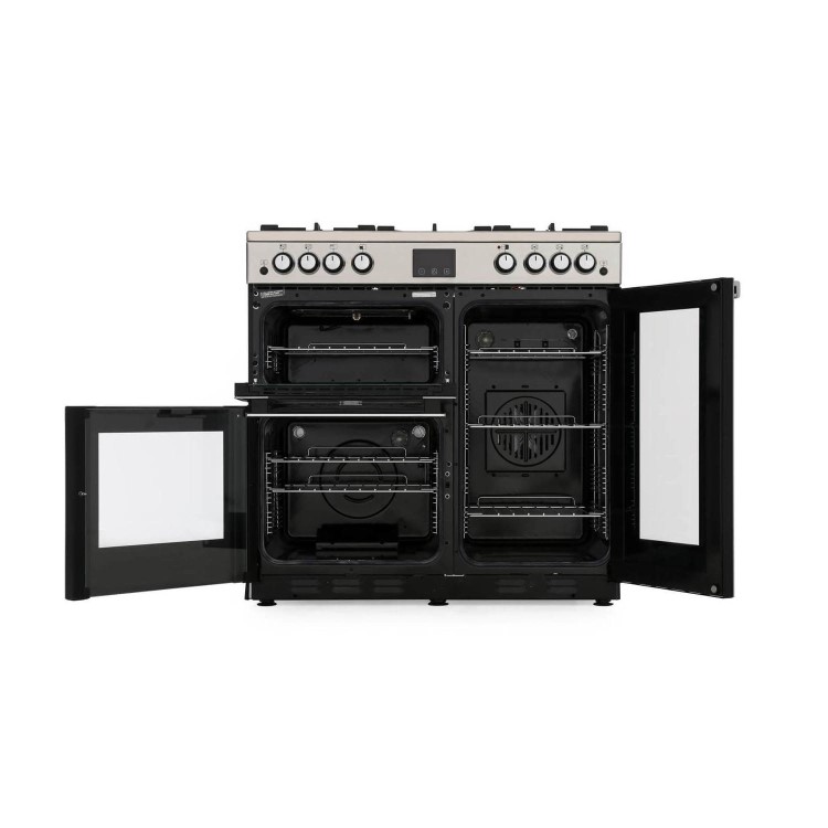 Belling Cookcentre X90G Professional 90cm Gas Range Cooker - Stainless Steel