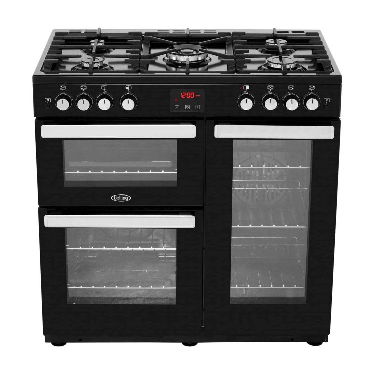 Belling Cookcentre 90G 90cm Gas Range Cooker - Black