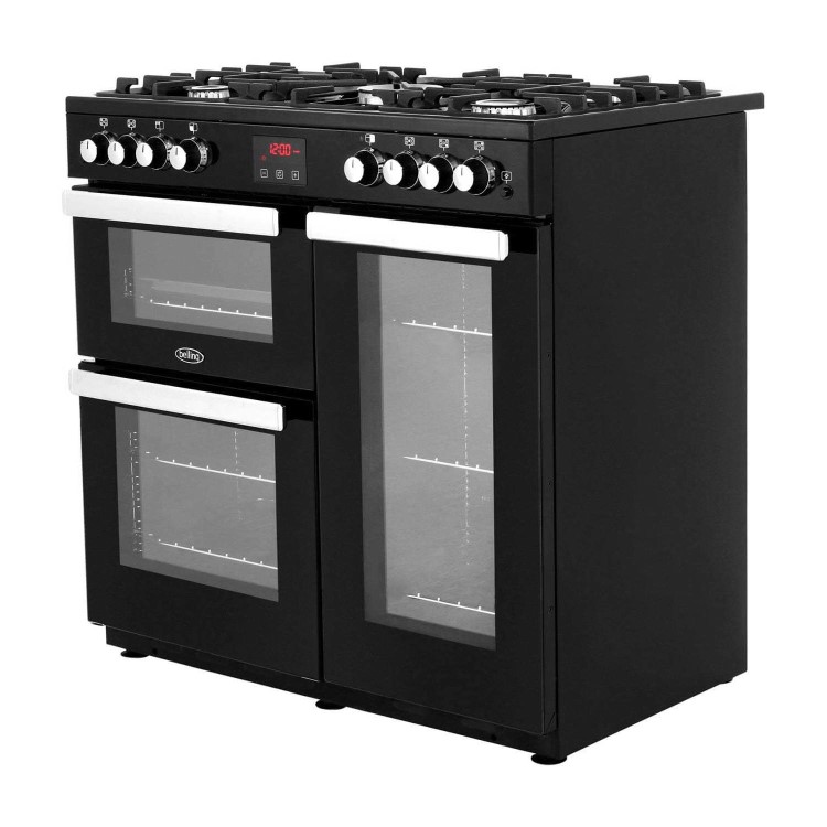 Belling Cookcentre 90G 90cm Gas Range Cooker - Black
