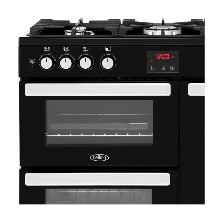 Belling Cookcentre 90G 90cm Gas Range Cooker - Black