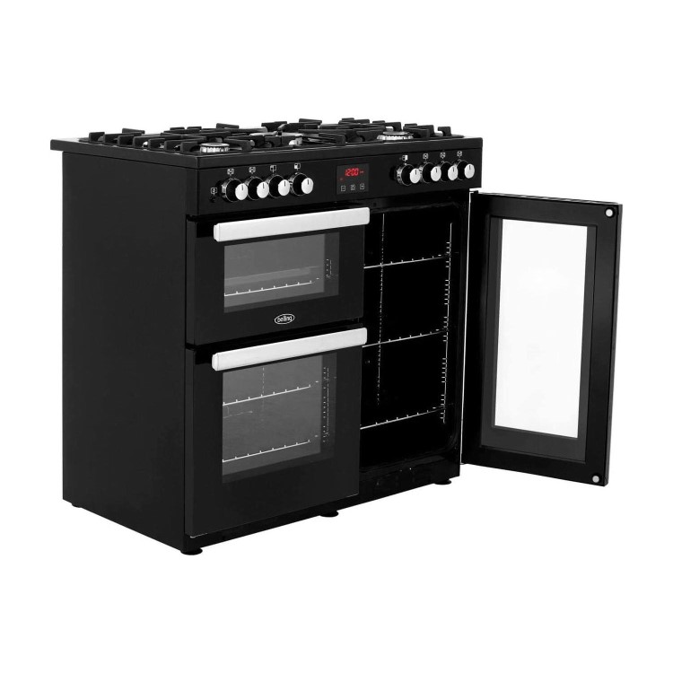 Belling Cookcentre 90G 90cm Gas Range Cooker - Black