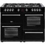 Refurbished Belling Farmhouse X110G 110cm Gas Range Cooker Black