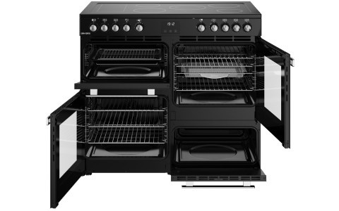 2 Ovens, Separate Grill, and Storage Compartment.
