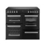 Belling Cookcentre 100cm Electric Range Cooker - Black