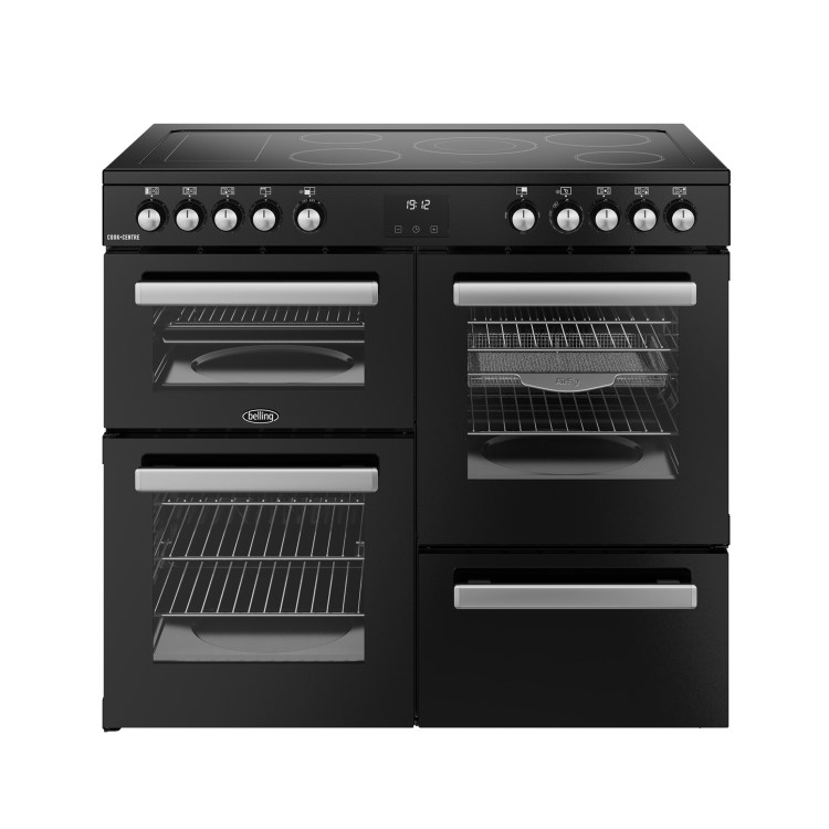 Belling Cookcentre 100cm Electric Range Cooker - Black
