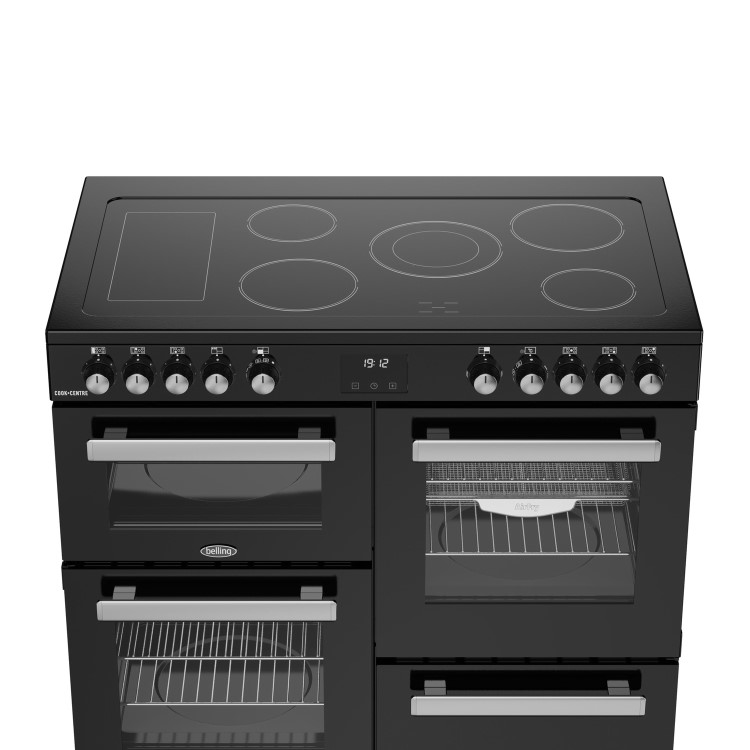 Belling Cookcentre 100cm Electric Range Cooker - Black