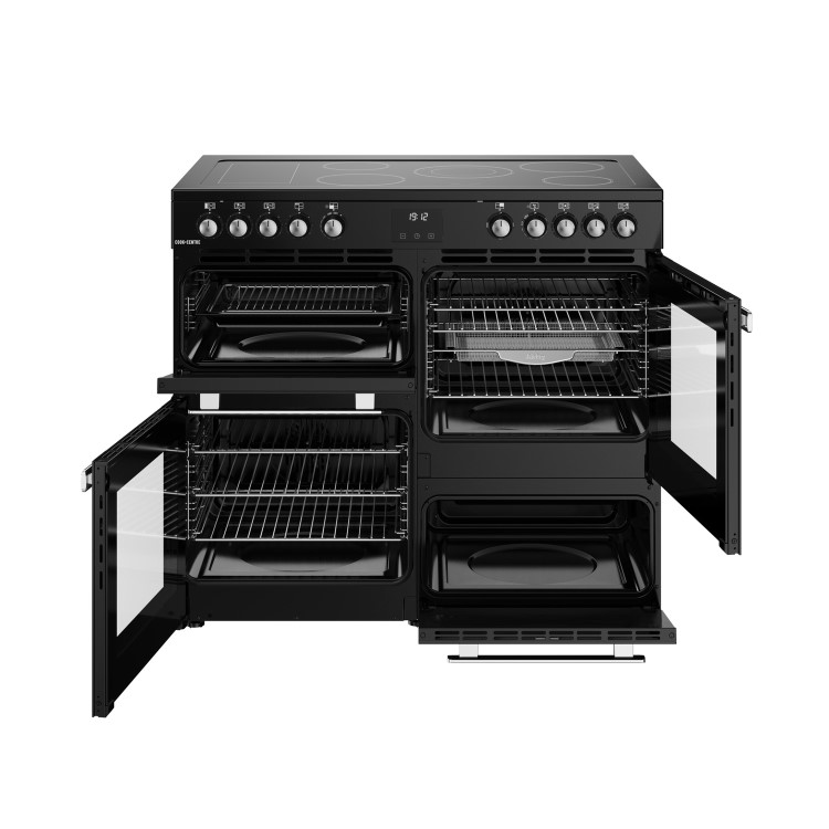 Belling Cookcentre 100cm Electric Range Cooker - Black
