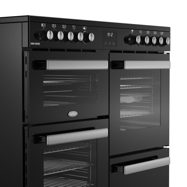 Belling Cookcentre 100cm Electric Range Cooker - Black