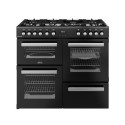 444411799 Belling Cookcentre 100cm Dual Fuel Range Cooker - Black