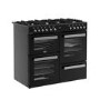 Belling Cookcentre 100cm Dual Fuel Range Cooker - Black