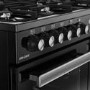 Belling Cookcentre 100cm Dual Fuel Range Cooker - Black